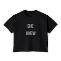 Confidence Graphic Tee — Women's Boxy Shirt