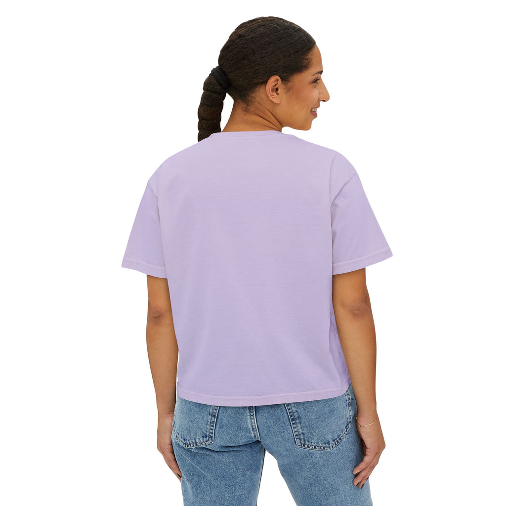 Confidence Graphic Tee — Women's Boxy Shirt